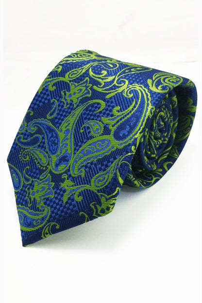 VIBRANT LIME PAISLEY TIE