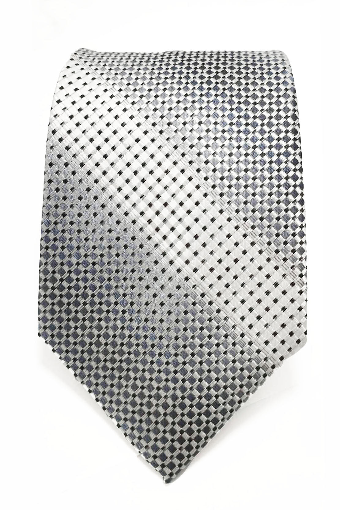 MONOCHROME TEXTURED SILK TIE