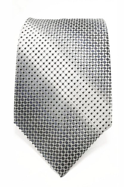 MONOCHROME TEXTURED SILK TIE