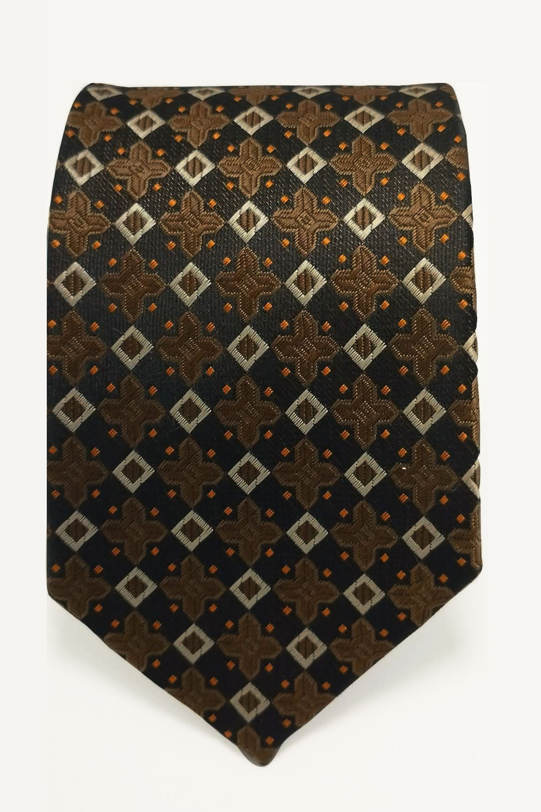 BRONZE GEOMETRIC TIE